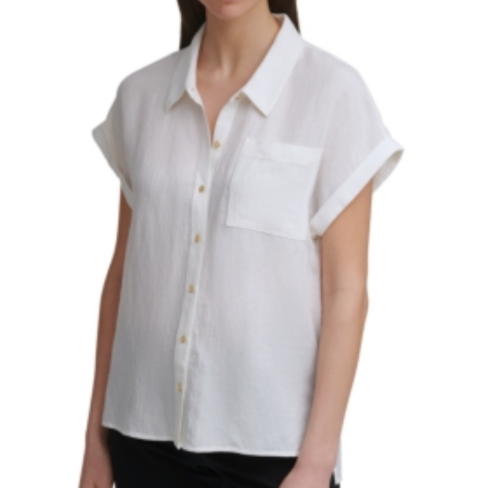 Calvin klein linen shirt